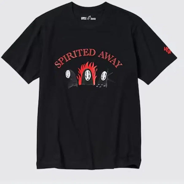 [BUNJANG] Uniqlo x Ghibli Spirited Away Kaonashi Graphic T-Shirt Size L / 유니클로 지브리 가오나시 반팔티 L