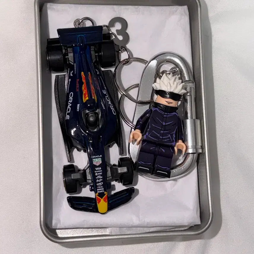 [BUNJANG] Hot Wheels Red Bull F1 Keychain / F1 핫휠 레드불 키링