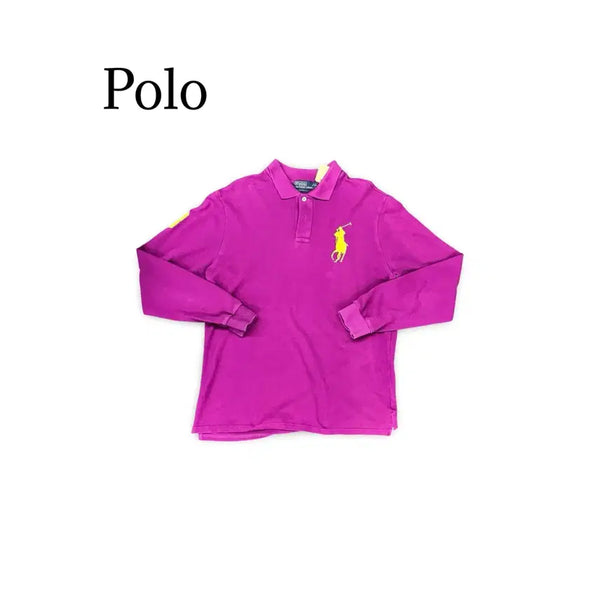 [BUNJANG] Polo Big Pony Sleeve T-Shirt / (95)폴로빅포니슬리브