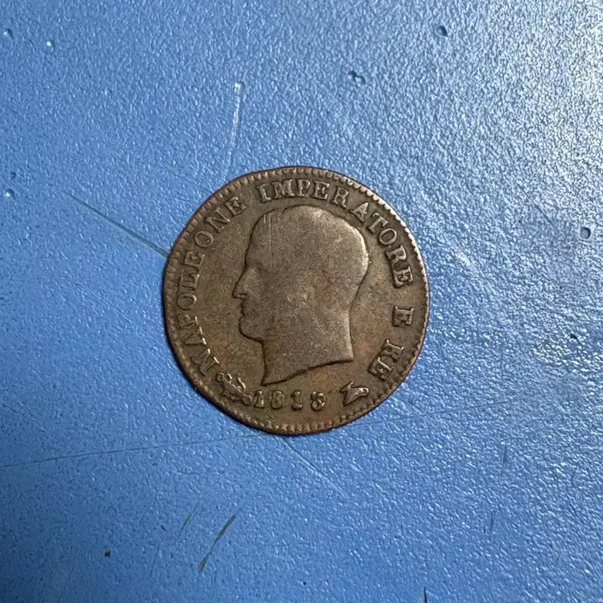 [BUNJANG] Italian Kingdom Napoleon Bonaparte 5 Centesimi Coin - Venice 1810 / 이탈리아 왕국 나폴레옹 보나파르트 5센트 동전, 1810년 베니스