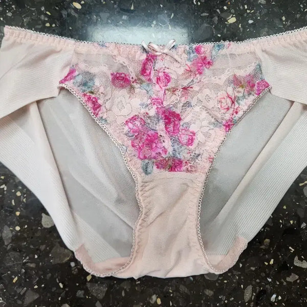 [BUNJANG] Women's Floral Lace Bikini Briefs / 화사한 여성팬티- 중고