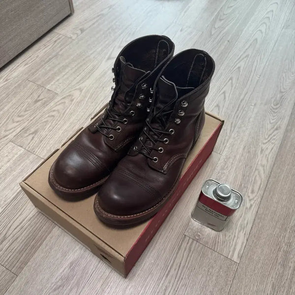[BUNJANG] Red Wing 8111 Iron Ranger Amber Harness Boots / [8D] 레드윙 8111 아이언레인저 앰버 하니스