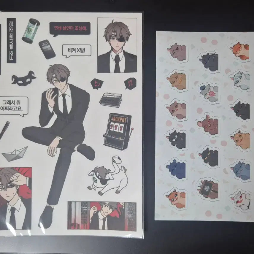 [BUNJANG] Baek Sa-heon Sticker Bundle Set / 괴담출근 백사헌 비공굿 스티커 일괄 판매