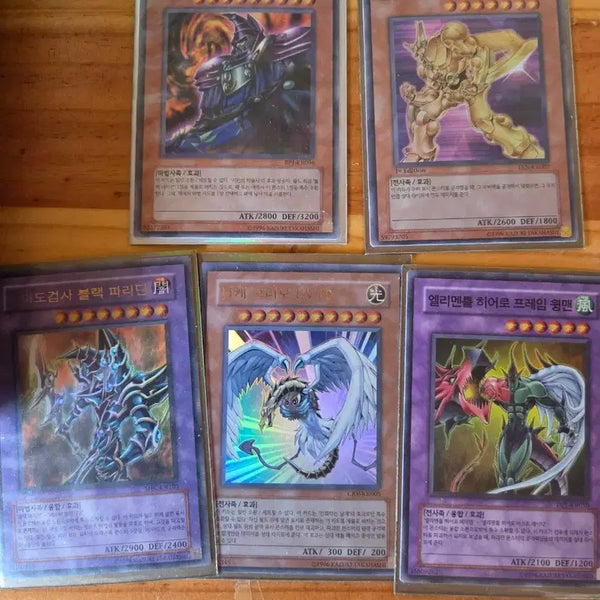 [BUNJANG] Yu-Gi-Oh! Card Bundle - Elemental HERO Edge Man, Dark Magician Knight, Wingman / 유희왕 카드 일괄 판매 검은옷 에지퍼에 날개 블파 윙맨