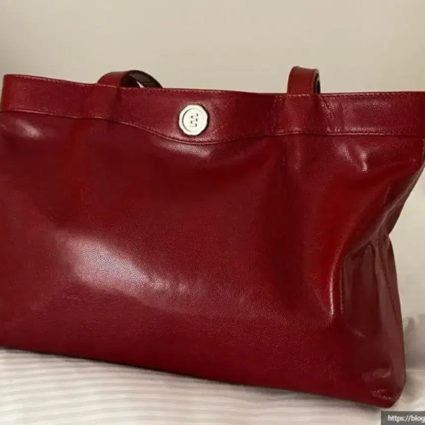 [BUNJANG] MinuteMute Red Tote Bag / 미닛뮤트 토트백 레드