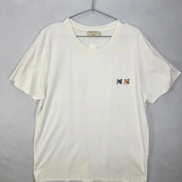 [BUNJANG] Maison Kitsuné Double Fox Short Sleeve T-Shirt / 메종키츠네 더블 폭스 반팔티