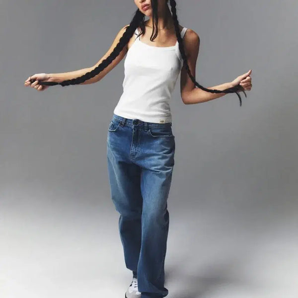 [BUNJANG] Glowny Jane 93 Mid-Rise Loose Fit Jeans / (새상품) 글로니Jane 93 MID-RISE LOOSEFIT JEANS