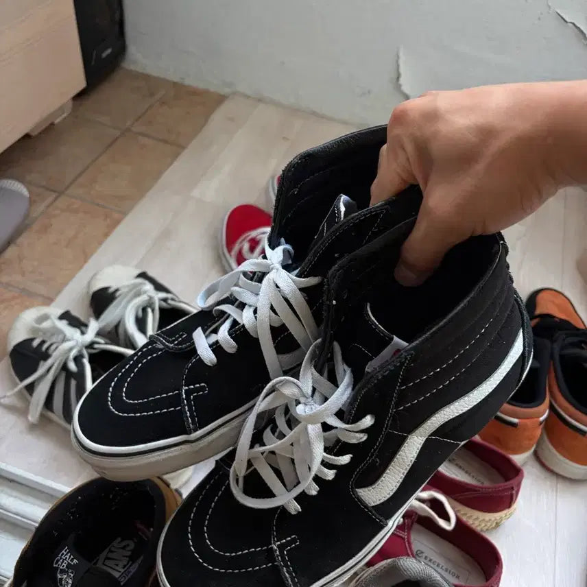 [BUNJANG] Vans Old Skool High Sneakers / 반스 올드스쿨 하이 275 박스X