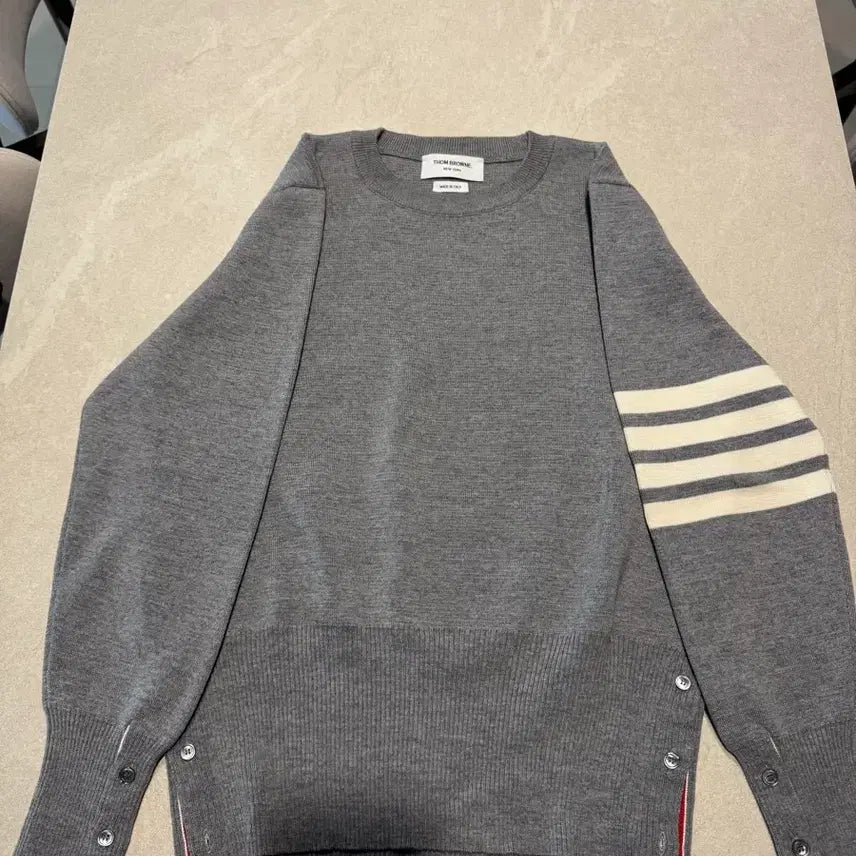 [BUNJANG] Thom Browne Milano Stitch Knit Grey / 톰브라운 밀라노스티치 니트 그레이