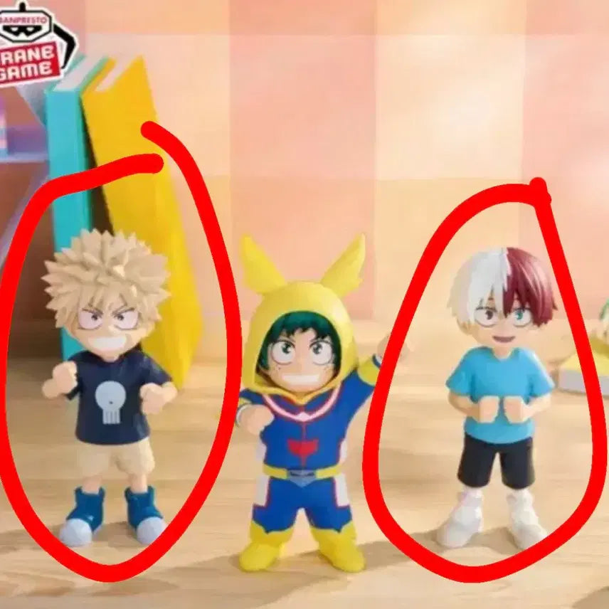 [BUNJANG] Banpresto My Hero Academia Katsuki Bakugo & Shoto Todoroki Chia-Pico Figure Bundle Set / (택포7)(일괄)나히아 히로아카 반프레스토 바쿠고&쇼토 치아피코 피규어