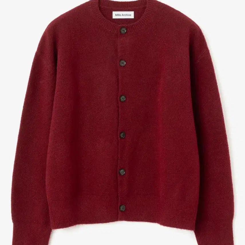 [BUNJANG] Milo Archive Crop Move Cardigan Red L / (L) 밀로아카이브 크롭 무브 가디건 [레드]