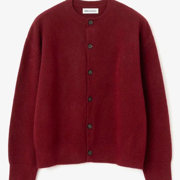 [BUNJANG] Milo Archive Crop Move Cardigan Red L / (L) 밀로아카이브 크롭 무브 가디건 [레드]