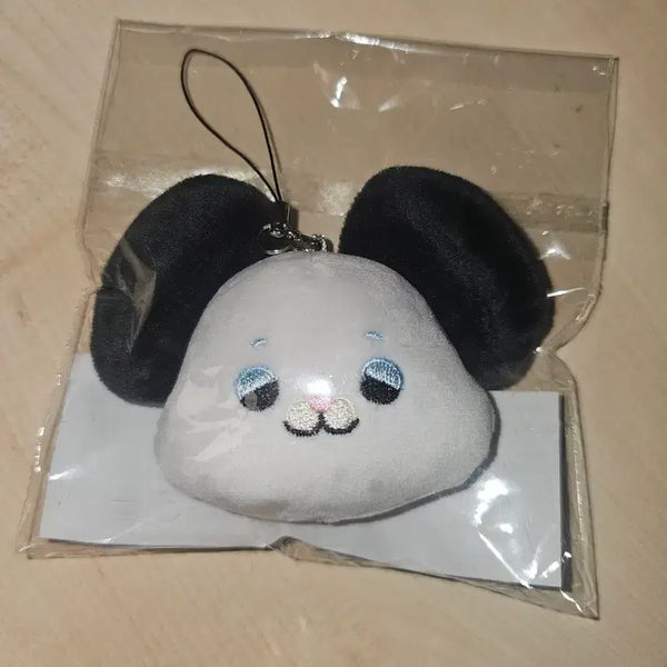 [BUNJANG] EXO-SC Baby EXO-MONS Hamster Face Keyring / (원가이하) 엑디즈 베이비 엑몬즈 햄일 페이스 키링