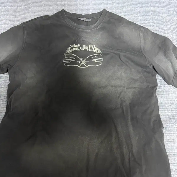 [BUNJANG] Ellude Garment Dyeing Half T-shirt Dusty Gray / 엘무드 가먼트 다잉 하프 티셔츠 더스티 그레이 48 판매합니디.