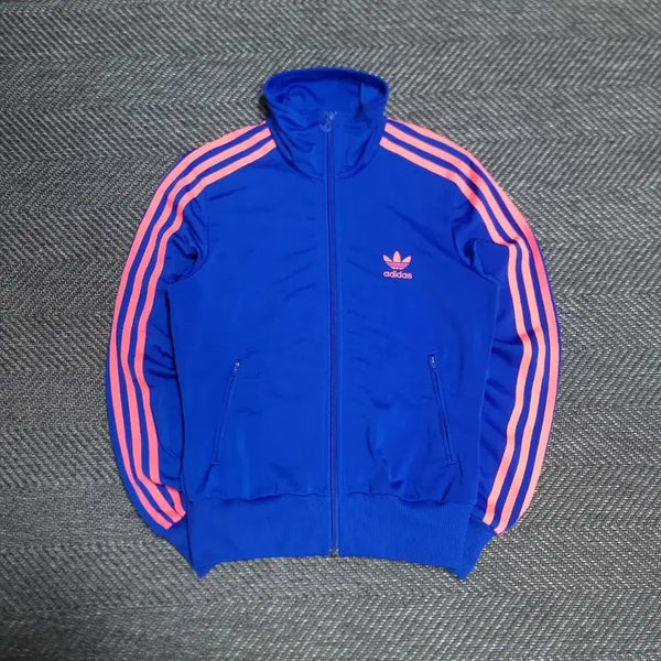 [BUNJANG] Adidas Europa Firebird Track Jacket Blue Pink / 아디다스 유로파 파이어버드 져지 블루 핑크