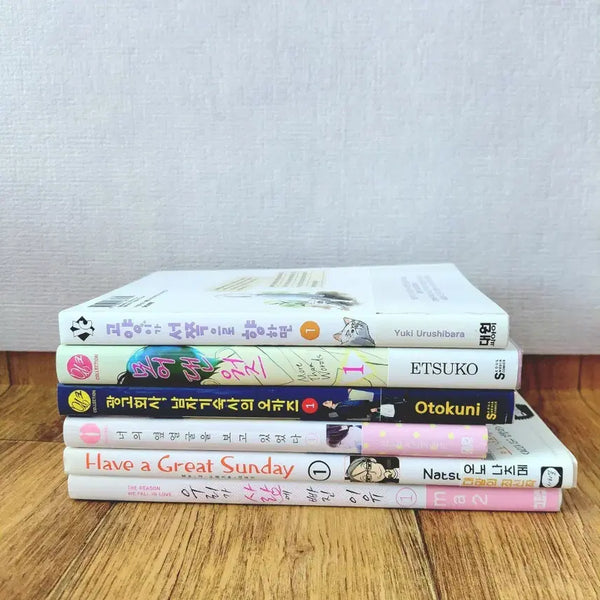 [BUNJANG] Various Manga Volumes Bundle Set / 만화 6권 일괄 (고양이가 서쪽으로 향하면 1권 외)