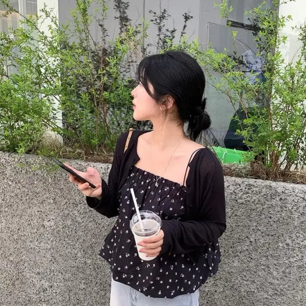 [BUNJANG] Flowering Bustier Top / 플로우링 플라워 뷔스티에