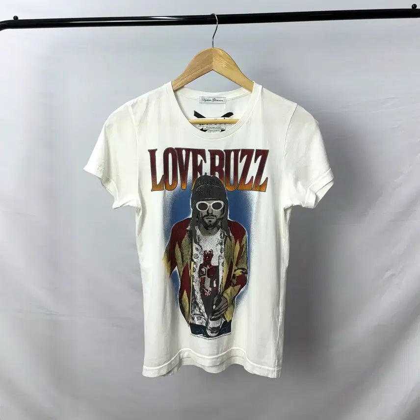 [BUNJANG] Hysteric Glamour Kurt Cobain Graphic T-Shirt / 히스테릭 글래머 커트 코베인 반팔 티셔츠