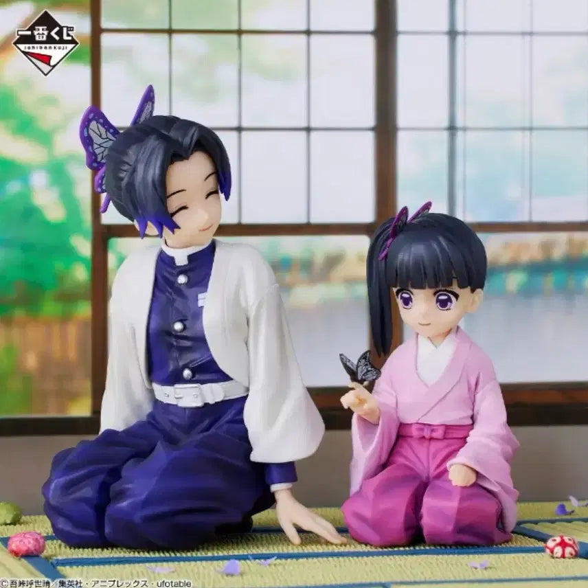 [BUNJANG] Demon Slayer Kimetsu no Yaiba Shinobu & Kanao Last One Prize Figure / (택포19)귀멸의칼날 제일복권 나비저택 시노부&카나오 라스트원상 피규어