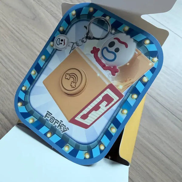 [BUNJANG] Disney Pixar Toy Story Forky Keycap Keyring / [새상품]토이스토리 포키 깜짝 박스 키캡 키링