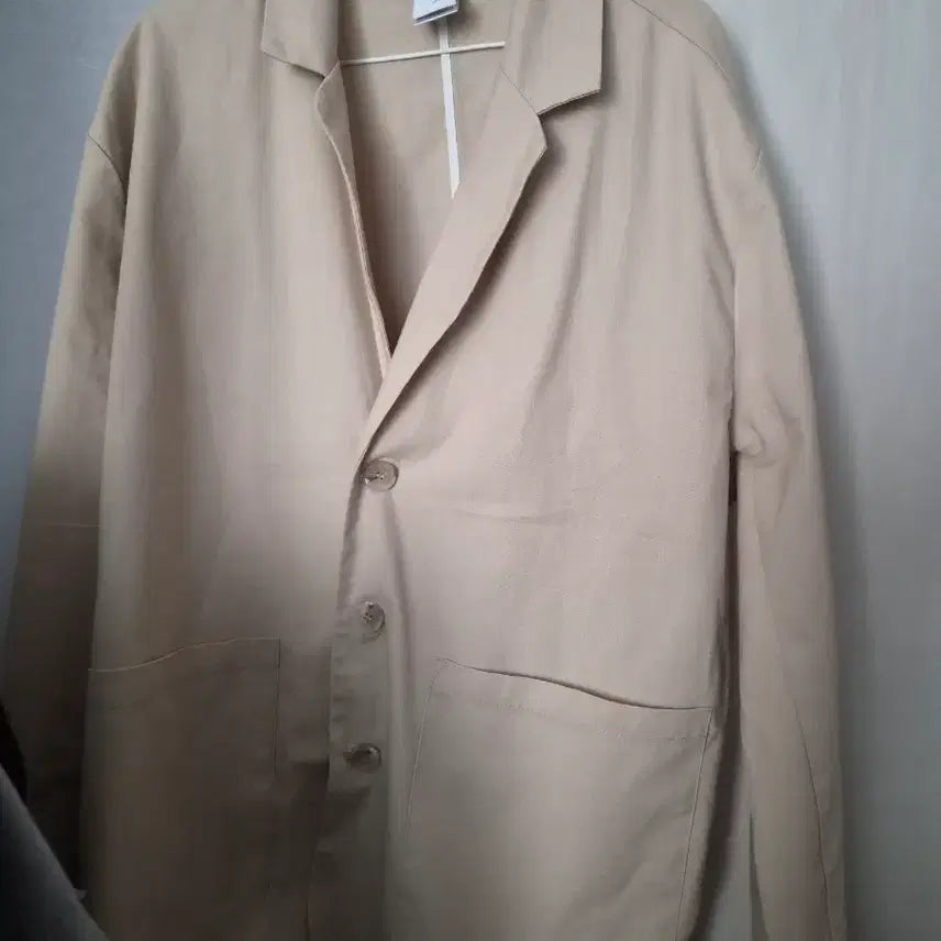 [BUNJANG] Urban Type Beige Linen Jacket / 어반디타입 베이지 린넨 자켓(미착용)