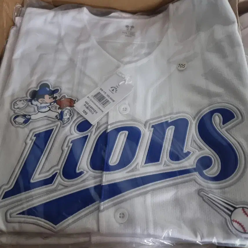 [BUNJANG] Samsung Lions Disney Collaboration Baseball Jersey / 삼성라이온즈디즈니유니폼 85 90 95 100 105 110