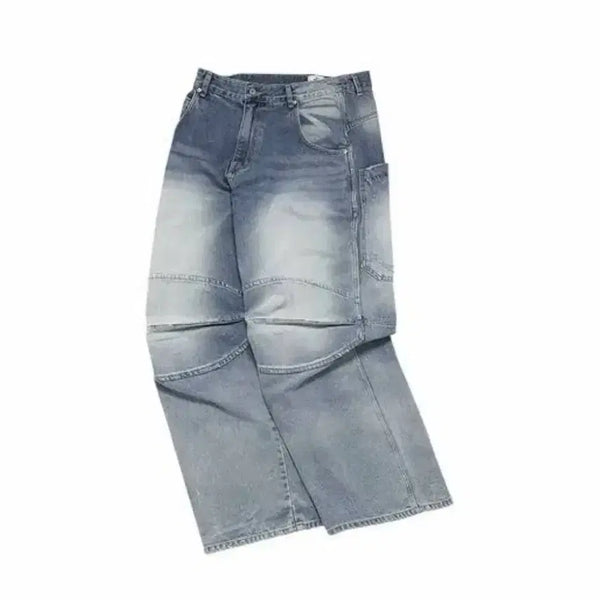 [BUNJANG] MJD 3D Knee Denim Jeans - Blue (M) / mjd 3d knee 블루 M