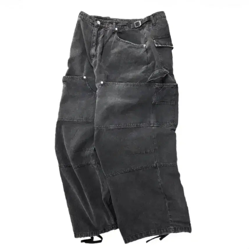 [BUNJANG] Nonnode Double Knee Pants Black Size 2 / 논노드 더블니 팬츠 블랙 2사이즈