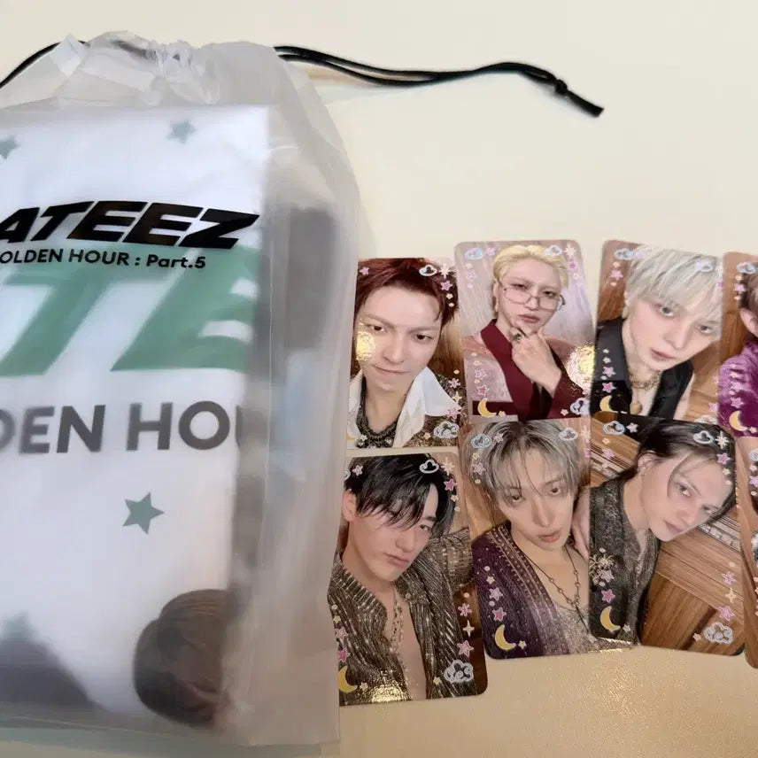 [BUNJANG] ATEEZ BAD Official Photocard & Pillow Cover Set / 에이티즈 BAD 공방 포카 + 베개커버 set