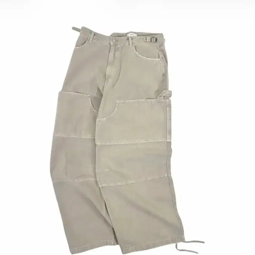 [BUNJANG] Nonnode Double Knee Pants Beige Size 1 / 논노드 더블니 팬츠 베이지 1사이즈