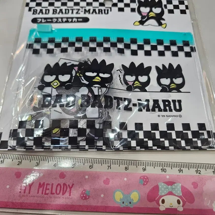 [BUNJANG] Bartzmaru Pouch & 48 Sticker Set (Japan) / 바츠마루 파우치.스티커 48매 셋트 일본제
