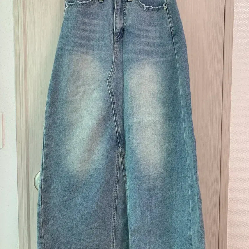 [BUNJANG] Please Project Maxi Denim Skirt Size 1 / 플리즈프로젝트 맥시 데님 스커트 1사이즈