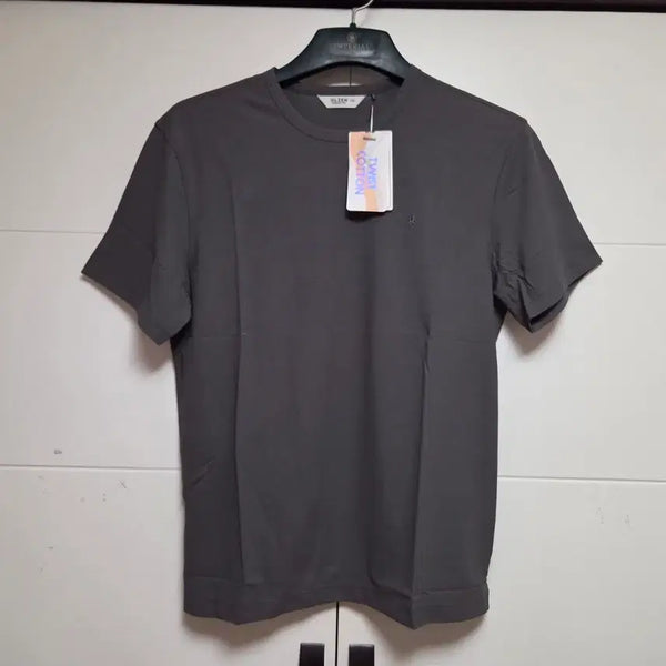 [BUNJANG] Olsen Twist Cotton Cooling Round Short-Sleeve T-Shirt / 올젠 쿨 냉감 라운드 반팔티셔츠DG