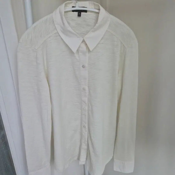 [BUNJANG] Theory Ivory Shirt / 띠어리 아이보리 셔츠