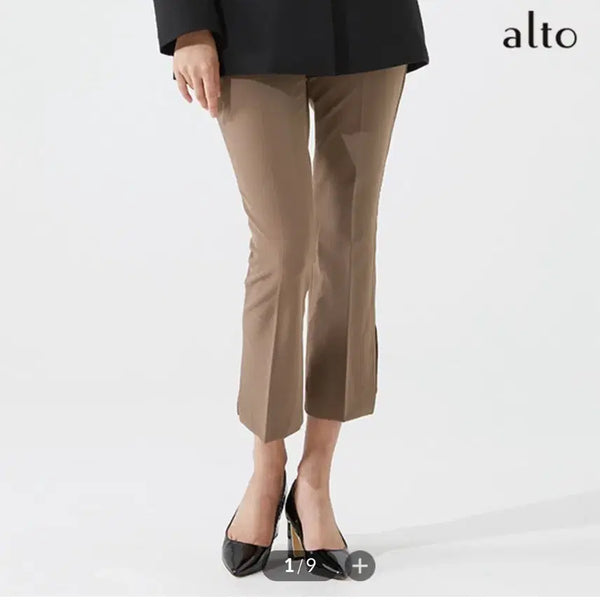 [BUNJANG] Alto Belt Point Bootcut Pants (Size 28, Brown) / 알토 벨트 포인트 부추컷 팬츠 28 새상품