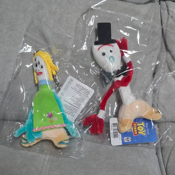 [BUNJANG] Toy Story 5 Forky & Karen Wedding Doll Keychain Set / 새상품)토이스토리5 포키 카렌 웨딩 인형 키링 세트