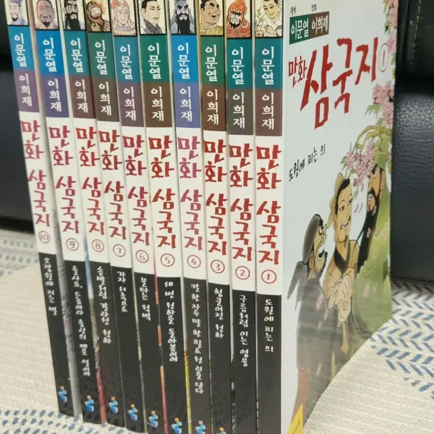 [BUNJANG] Lee Mun-yeol's Romance of the Three Kingdoms Manga Complete Set / 이문열 만화 삼국지 책