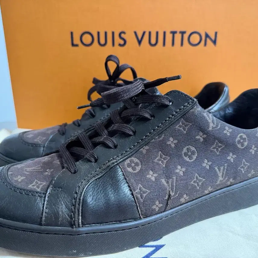 [BUNJANG] Louis Vuitton Monogram Sneakers Brown / 루이비통 스니커즈 모노그램 브라운