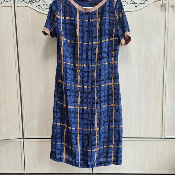 [BUNJANG] Daks Check Pattern Dress Size 55 / 닥스원피스 55