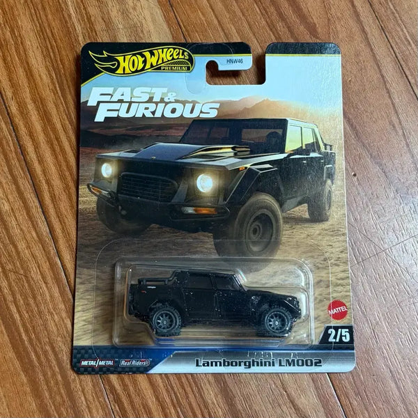 [BUNJANG] Hot Wheels Premium Lamborghini LM002 Black Furious Chase Diecast Car / 핫휠 프리미엄 람보르기니 LM002 블랙 분노의질주 미니카 다이캐스트