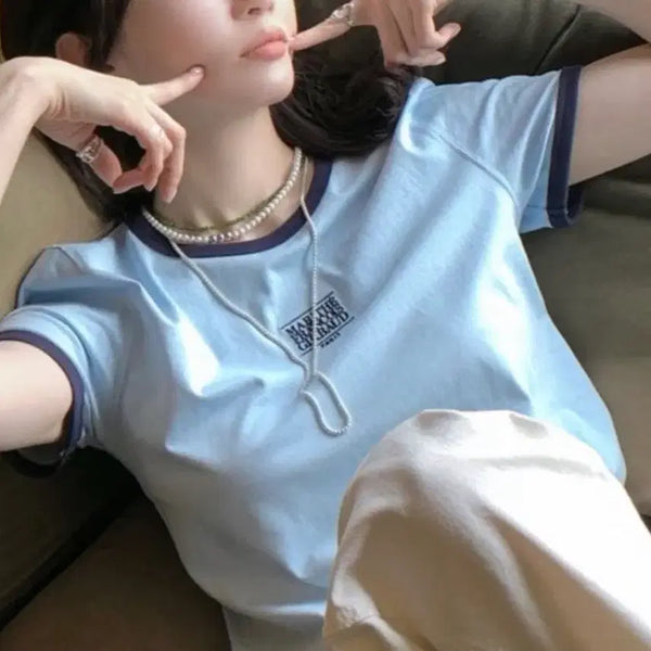 [BUNJANG] Marithe Francois Girbaud Ringer T-shirt Size S / 마리떼 링거티 s