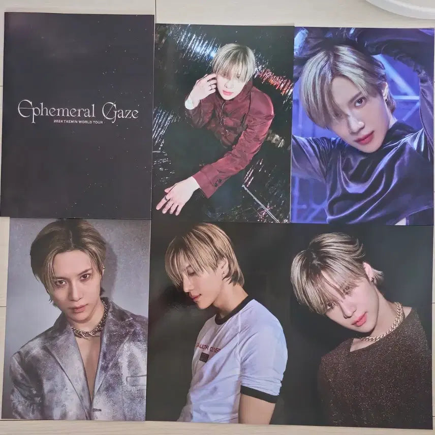 [BUNJANG] SHINee Taemin Ephemeral Gaze World Tour Mini Poster Set / 샤이니태민 시선콘굿즈 미니포스터세트
