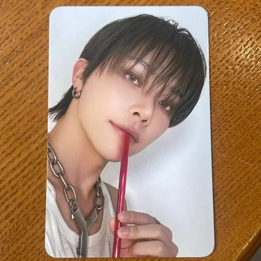 [BUNJANG] ENHYPEN Nicholas Photocard / 앤팀 니콜라스 빨대 포카
