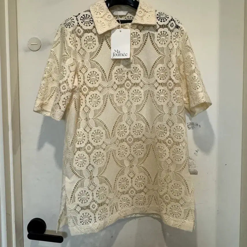 [BUNJANG] Ma Journee Lace Shirt / 새상품ma journee 마조네 레이스 셔츠