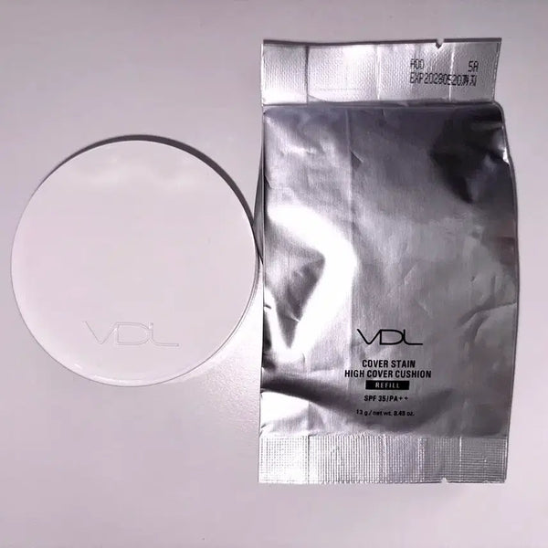 [BUNJANG] VDL Cover Stain High Cover Cushion A00 Case + Refill / 브이디엘 커버 스테인 하이커버 쿠션 에이 00호 케이스+리필