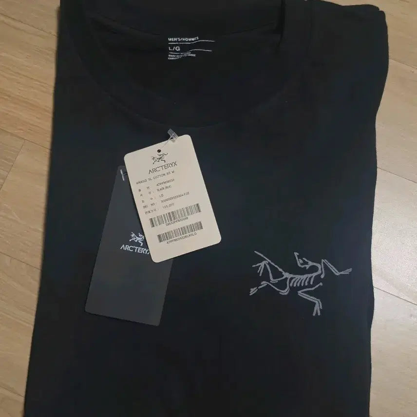 [BUNJANG] Arc'teryx T-Shirt (Large, White/Black) / 아크테릭스 티셔츠 새상품