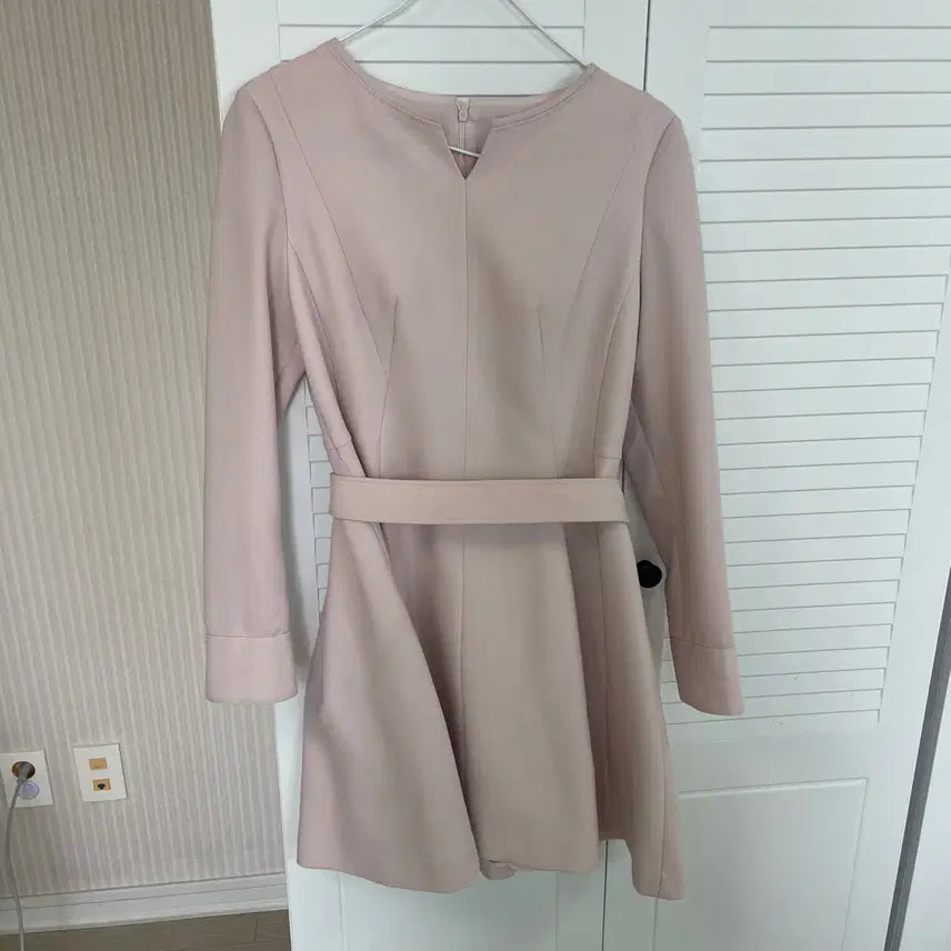 [BUNJANG] JJ JIGOTT Pink Midi Dress / JJ지고트 분홍 하객룩 상견례 데이트룩 격식 고급 원피스 제이제이지고트
