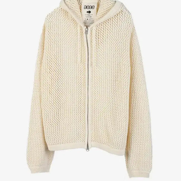 [BUNJANG] AEAE Mesh Knit Hoodie / AEAE 메쉬 니트 후디 1