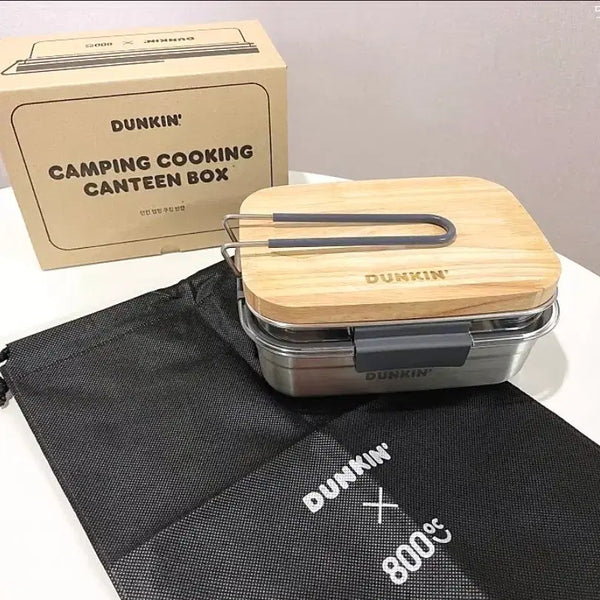 [BUNJANG] Dunkin' Camping Cooking Canteen Box / 던킨 캠핑 쿠킹 캔틴 박스