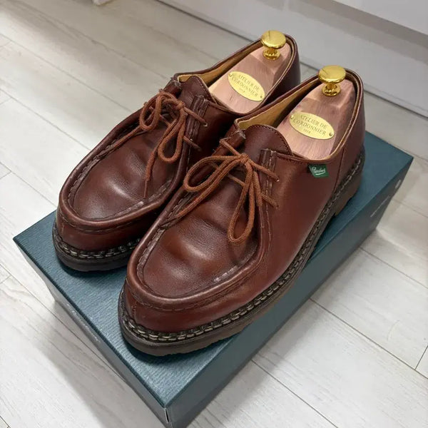 [BUNJANG] Paraboot Michael Maroon Shoes (Size 40) / 파라부트 미카엘 마룬 40